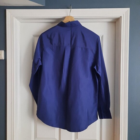 Field‎ & Stream Shirt Mens Medium Blue Technical Performance Snap Up Hiking - Picture 4 of 11